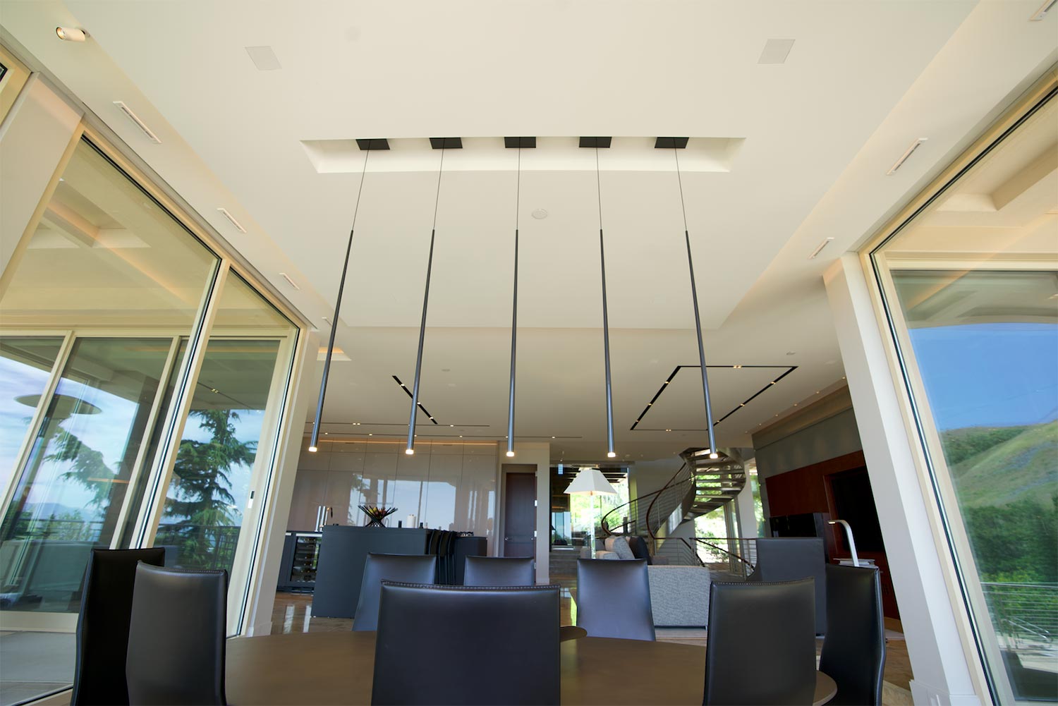Linear pendants
