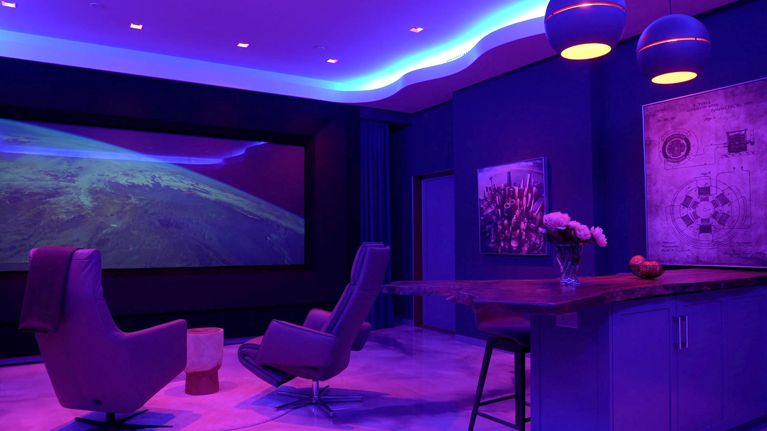 Home theater lighting